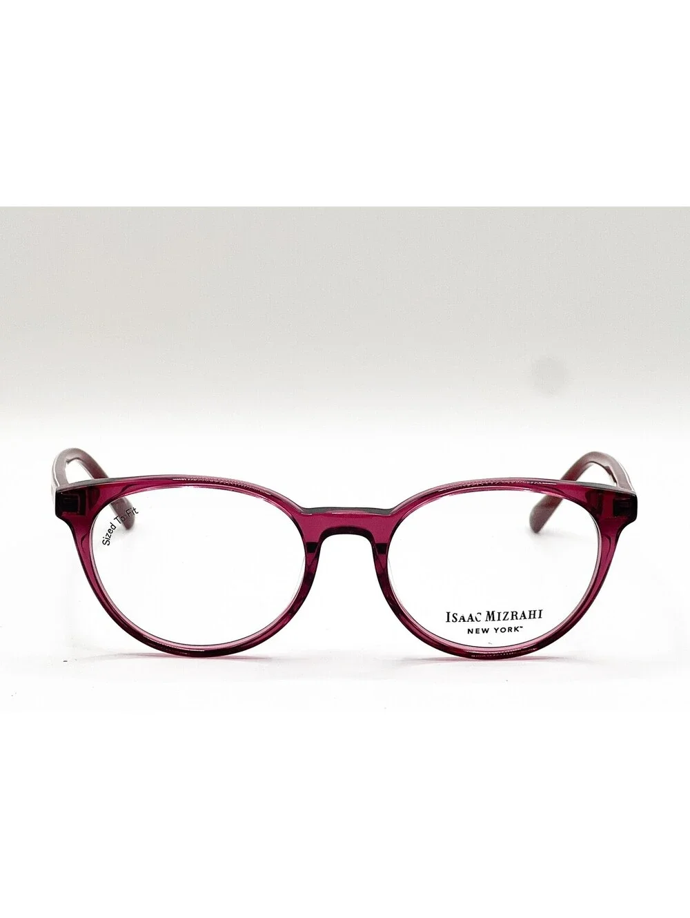 Isaac Mizrahi IM30088 WI Wine Round Authentic Eyeglass Frames 49-17-135